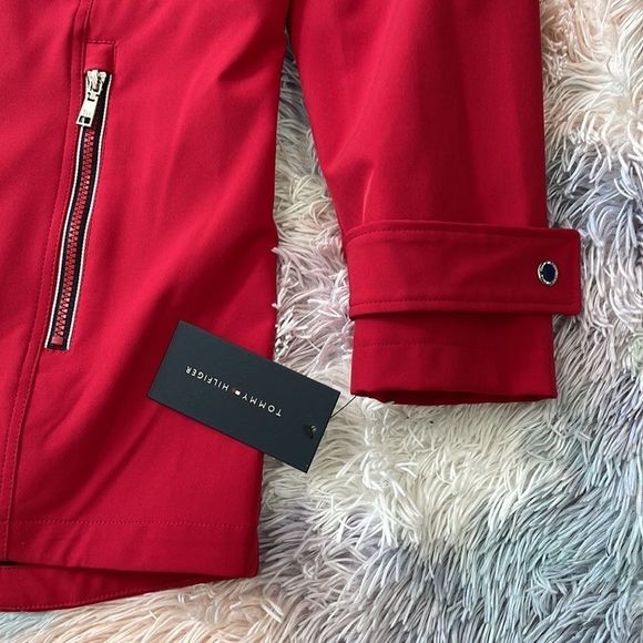 Tommy Hilfiger Women's Iconic water repellent Soft Shell Jacket size L - Picture 4 of 10